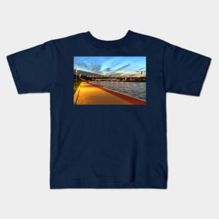 Evening embankment Kids T-Shirt